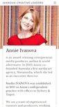 Mobile Screenshot of annieivanova.com